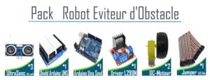 Pack   Robot Eviteur d'Obstacle