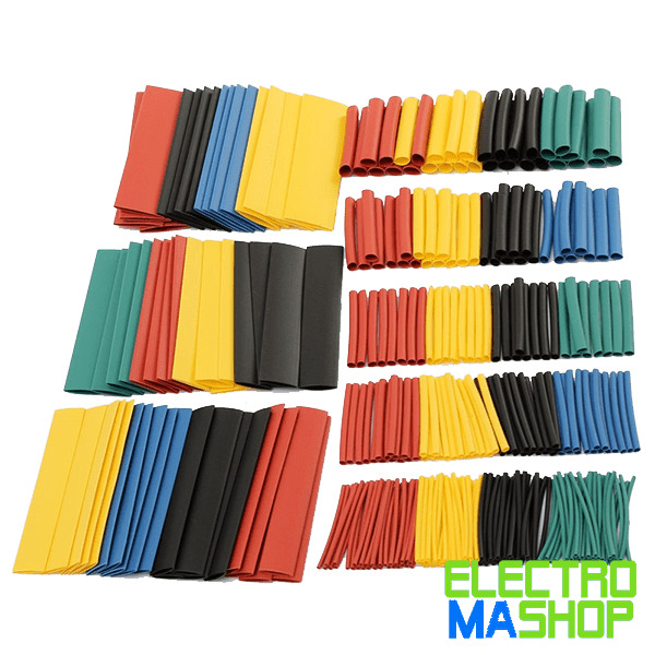 Gaine Thermorétractable (heat shrink tube) 1-10mm - MicroPlanet Maroc