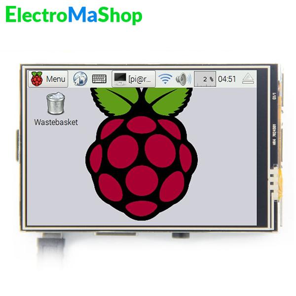 Ecran TFT LCD TACTILE 3.5 pour Raspberry Maroc - ElectroMaShop